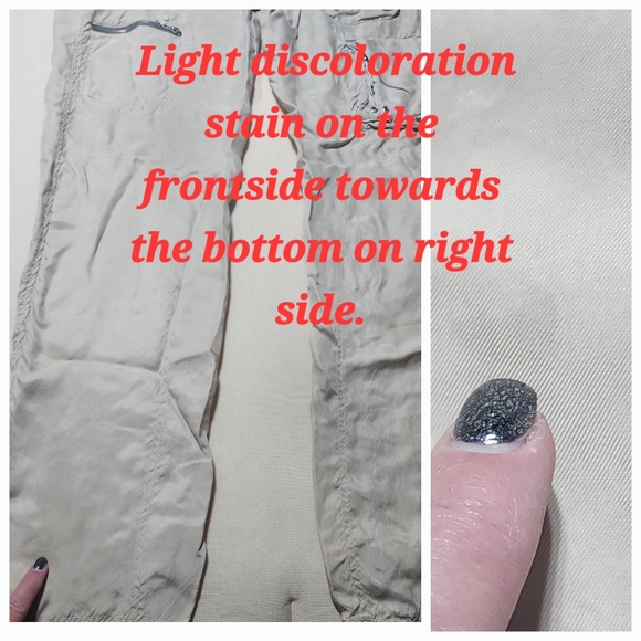 Pete & Greta By Johnny Was Marika Cream Color Cargo Pants - Picture 8 of 14